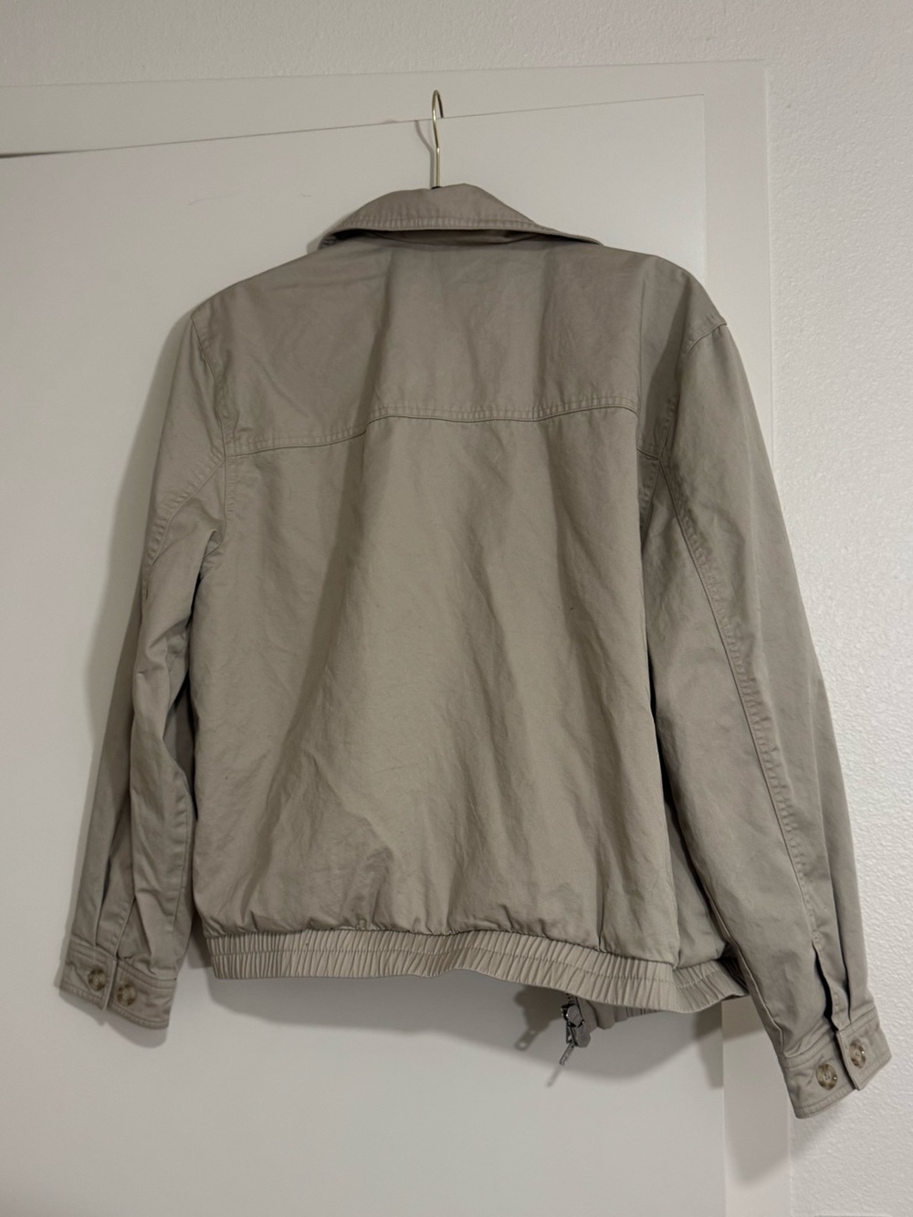 Abercrombie & Fitch Tan Zip-Front McLaren Jacket-S - Picture 4 of 4